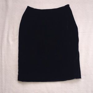 Vintage Bodycon Velvet Skirt